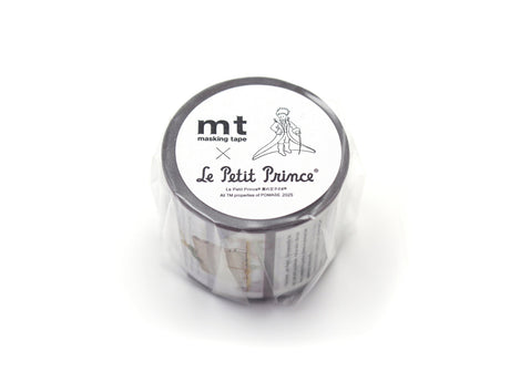 MT Masking Tape - 15 mm Le Petit Prince - Foil Stamped Title Wave