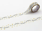 MT Masking Tape - 15 mm Le Petit Prince - Foil Stamped Title Wave