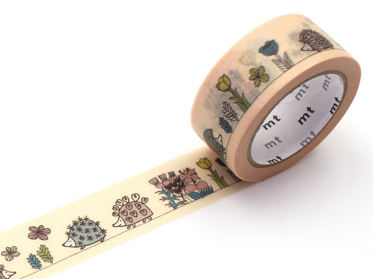 MT Masking Tape - 18 mm Lisa Larson Hedgehog Garden