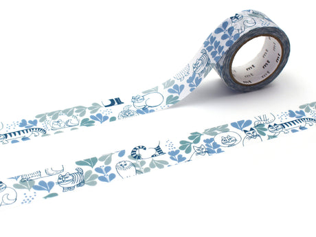 MT Masking Tape - 18 mm Lisa Larson Leaves