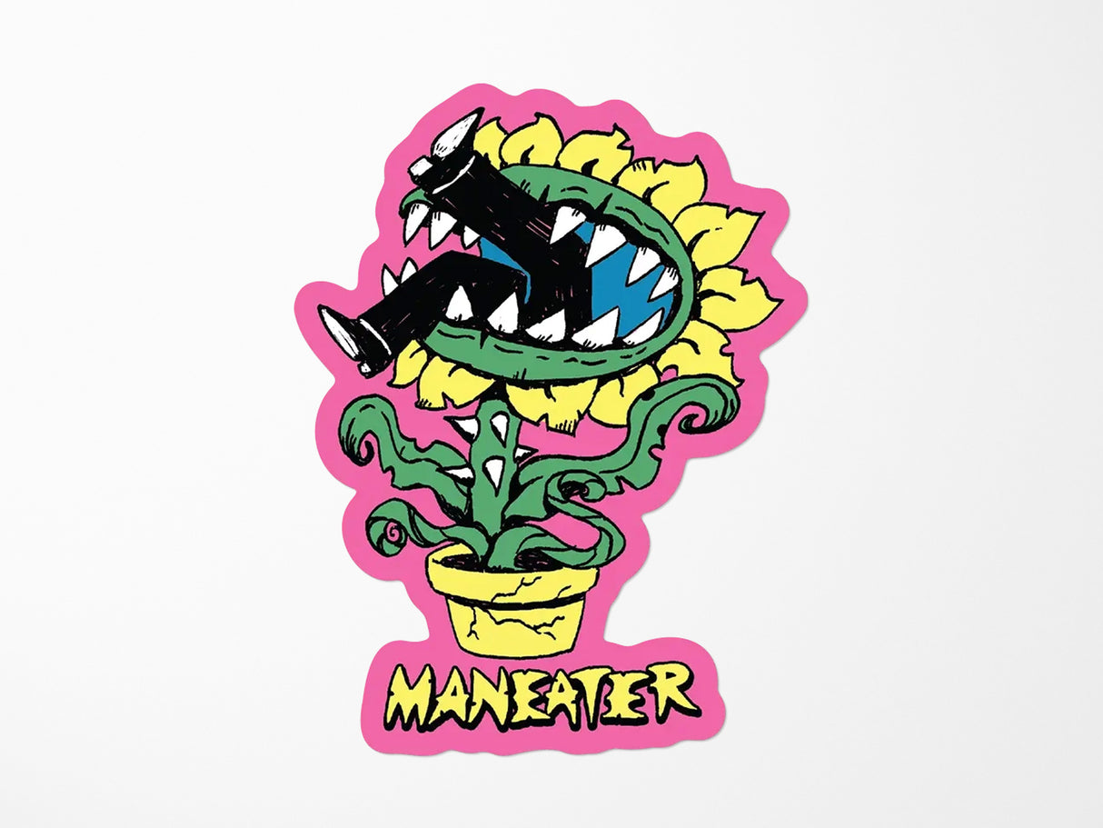Maneater Vinyl Sticker