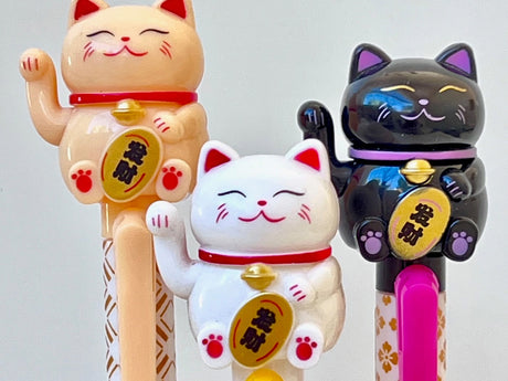 Maneki Neko Cat Gel Pen