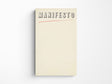 Manifesto Paperback Notebook