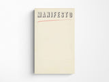 Manifesto Paperback Notebook