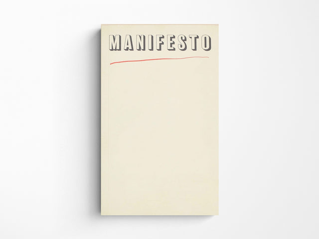 Manifesto Paperback Notebook