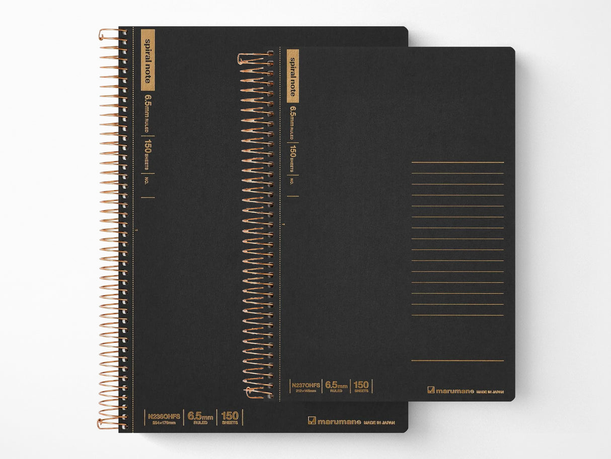 Maruman Spiral Notebook Basic - Black