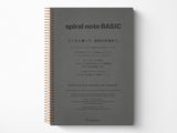 Maruman Spiral Notebook Basic - Grey