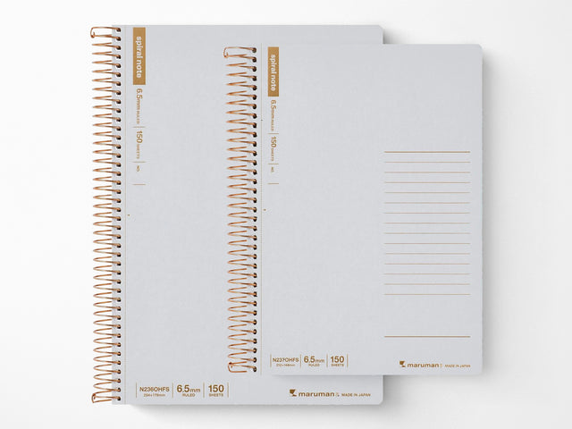 Maruman Spiral Notebook Basic - Grey
