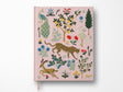 Menagerie Embroidered Fabric Sketchbook