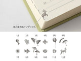 Midori 5 Year Diary Mini Gate - Light Green