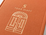 Midori 5 Year Diary Mini Gate - Red