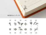 Midori 5 Year Diary Mini Gate - Red