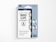Midori Index Clips Chiratto Silver S