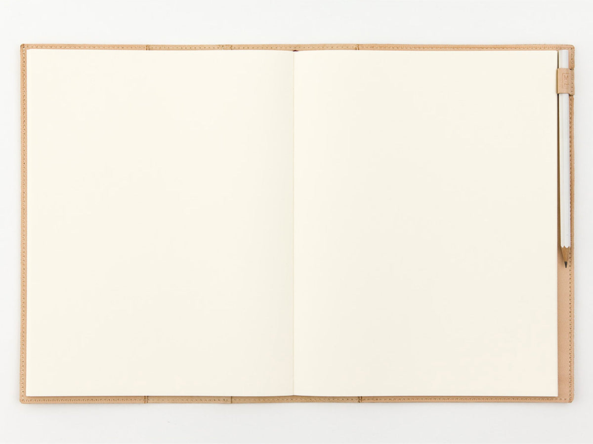 Midori MD Notebook A4 Goat Leather Cover