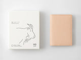 Midori MD Notebook A7 Goat Leather Cover