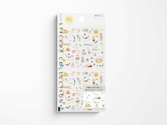 Midori Planner Stickers - S Cat