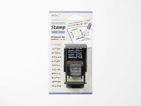Midori Rotating Stamp - Flowers