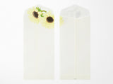 Midori Seasonal Envelopes - 026 Four Designs Sunflower
