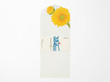 Midori Seasonal Envelopes - 026 Four Designs Sunflower