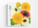 Midori Seasonal Letter Pad - 025 Four Designs Sunflower