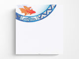 Midori Seasonal Letter Pad - 029 Silk-Printing Goldfish S2