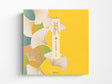 Midori Seasonal Letter Pad - 035 Foil-Stamping Dancing Gingko
