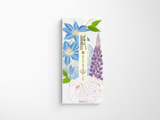 Midori Seasonal Memo Letter Pad - 603 Four Designs Summer Flowers