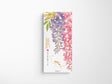 Midori Seasonal Memo Letter Pad - 604 Silk Printing Wisteria