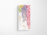 Midori Seasonal Memo Letter Pad - 604 Silk Printing Wisteria