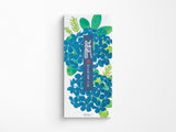 Midori Seasonal Memo Letter Pad - 606 Foil-Stamping Plumbago