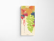 Midori Seasonal Memo Letter Pad - 612 Silk-Printing Grapes S2
