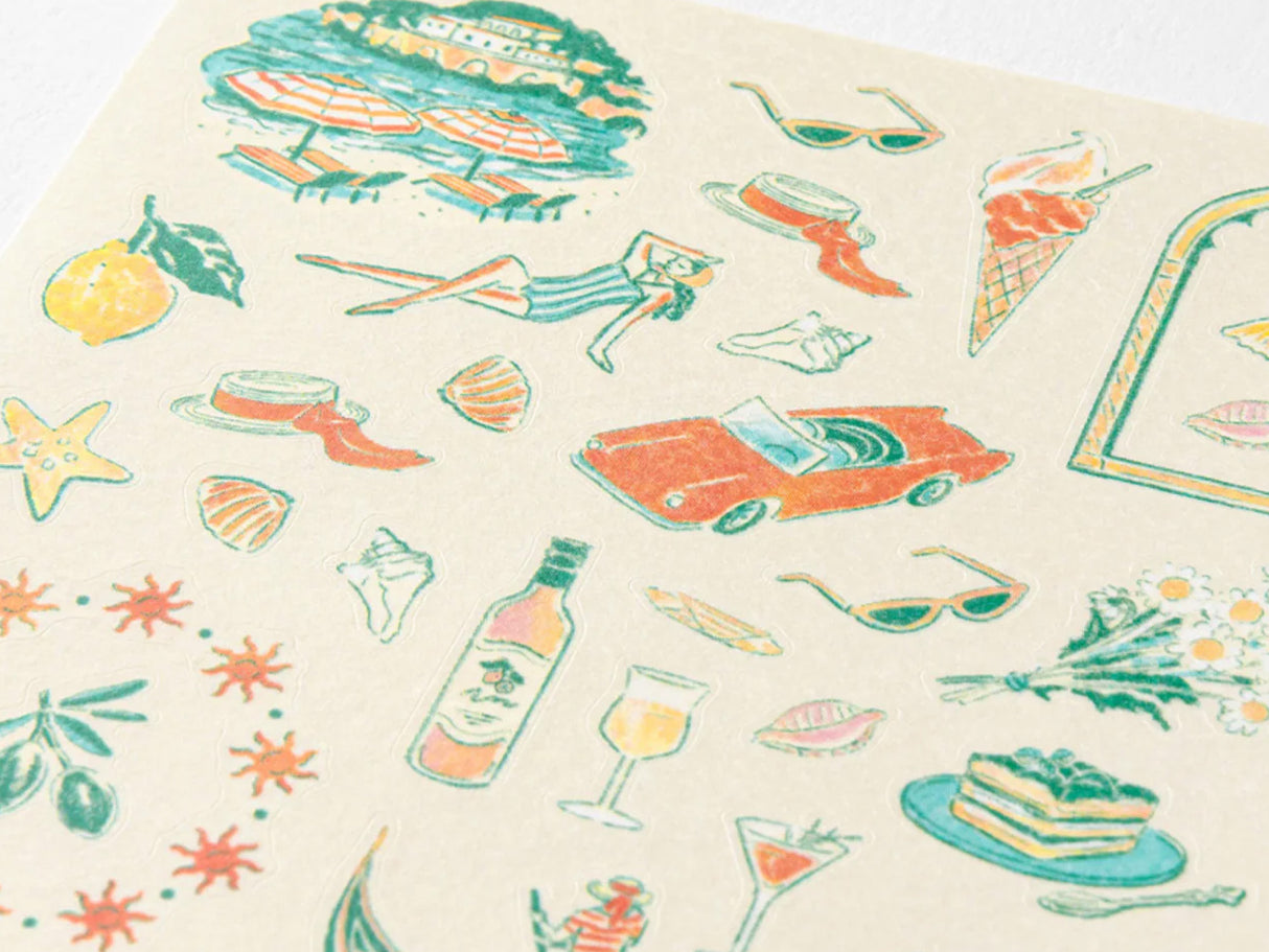 Midori Stickers - Italian Motifs