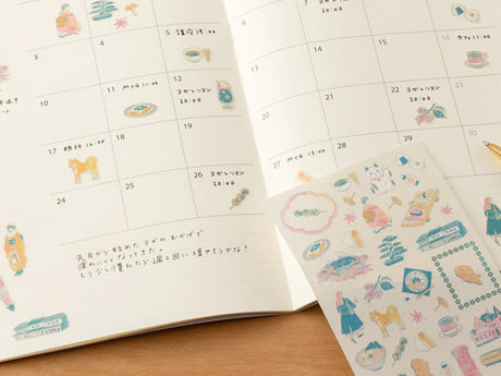 Midori Stickers - Japanese Motifs