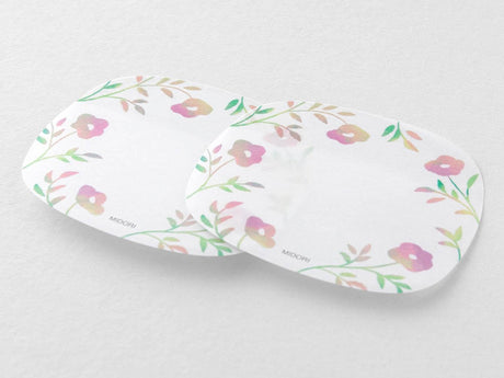 Midori Sticky Notes - Transparent Flower Pink