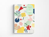 Midori Yuru Log Notebook B6 - Motif Textile