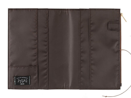 Midori Yuru Log Notebook Cover B6 - Light Blue Cloth