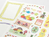 Midori Yuru Log Sticker 2 Sheets - My Life