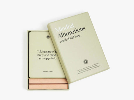 Mindful Affirmations Display Card Deck - Health and Well-Being