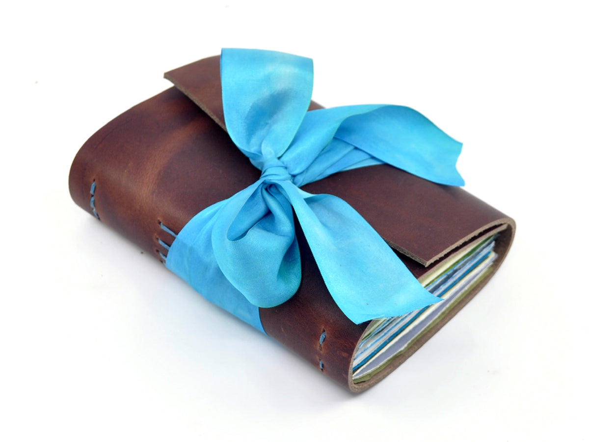 Mini One of a Kind Leather Journal - Assorted Colors