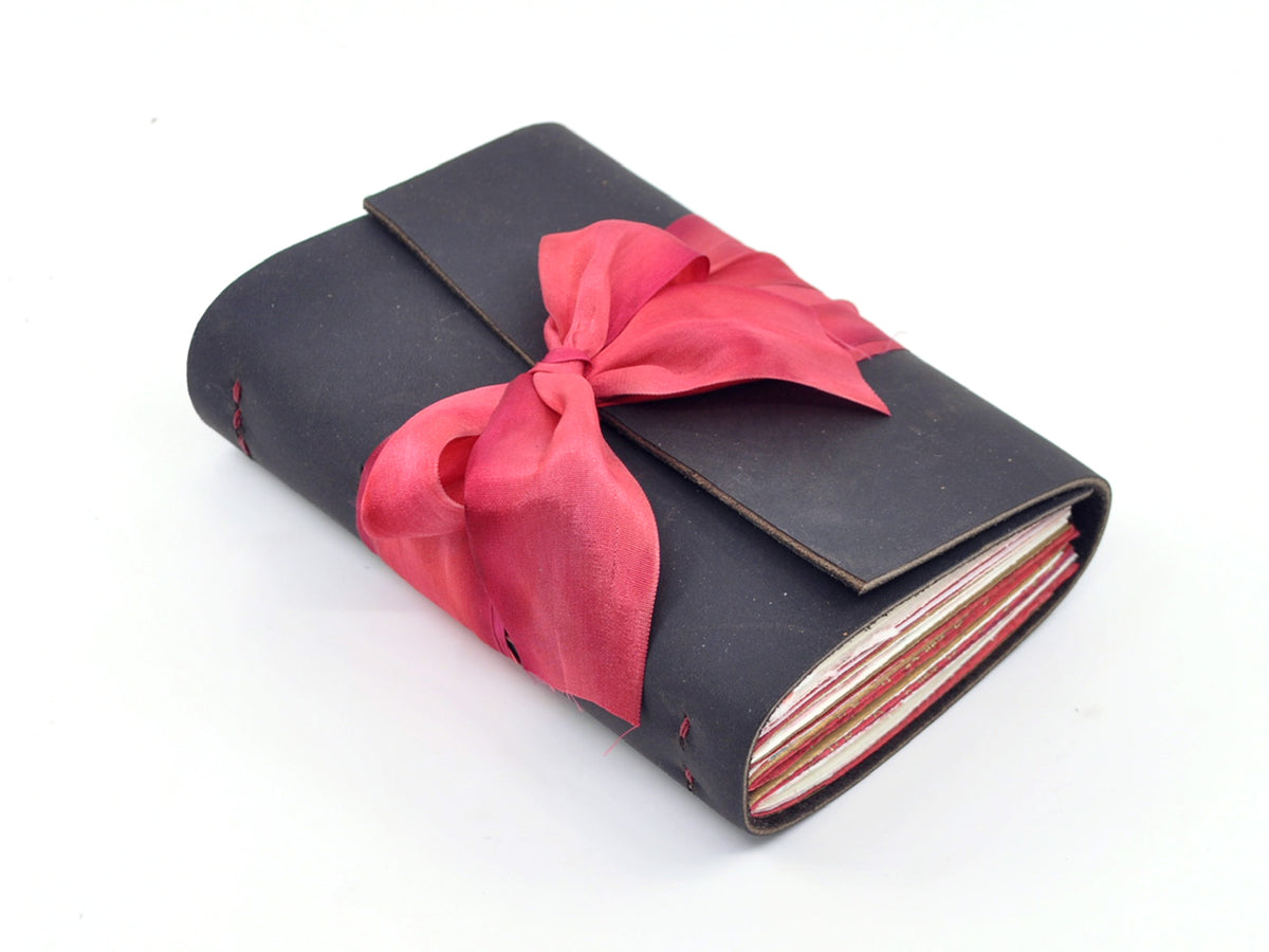 Mini One of a Kind Leather Journal - Assorted Colors