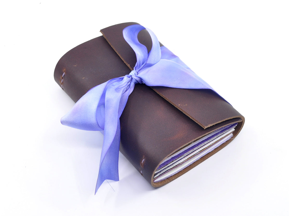 Mini One of a Kind Leather Journal - Assorted Colors