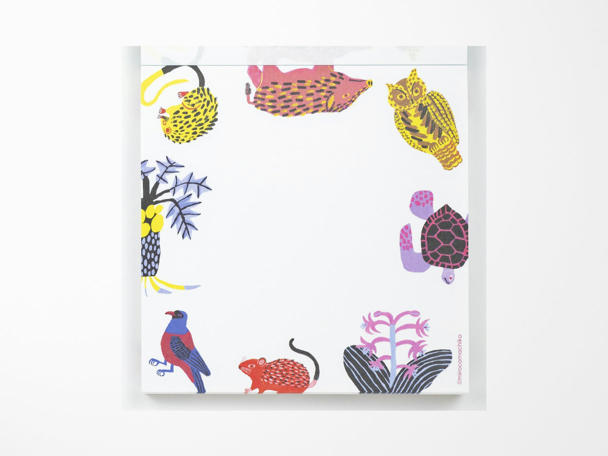Miroco Machiko Square Memo Pad - Amami Oshima