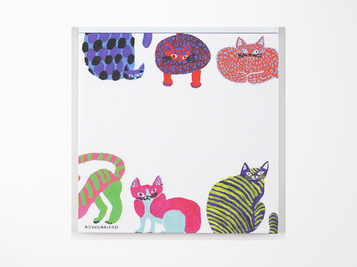 Miroco Machiko Square Memo Pad - Animal