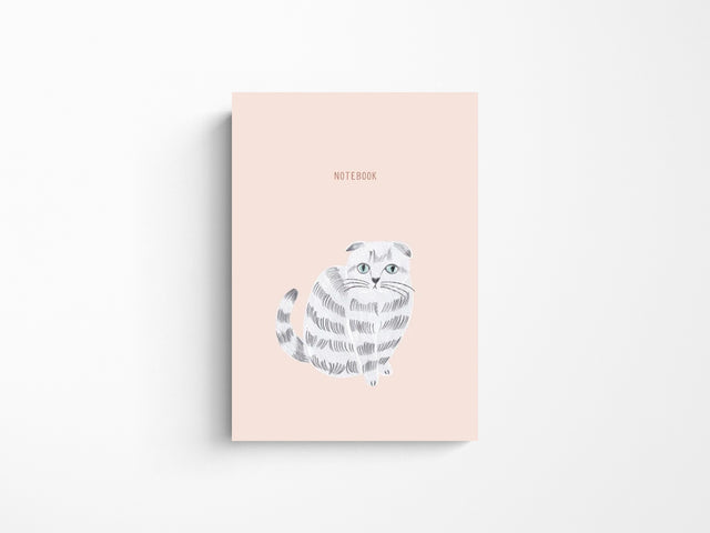 Miyuki Matsuo Cat Notebook - Amy
