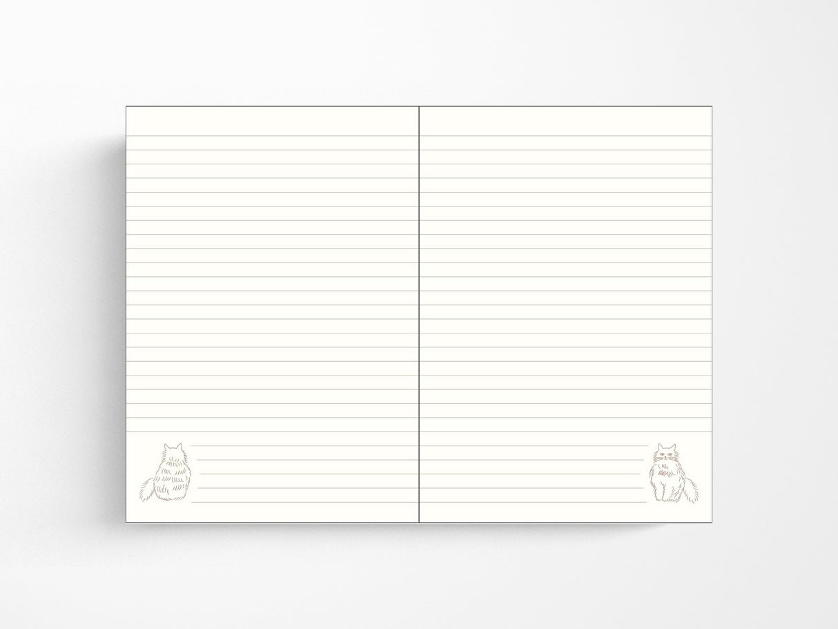 Miyuki Matsuo Cat Notebook - Rosette