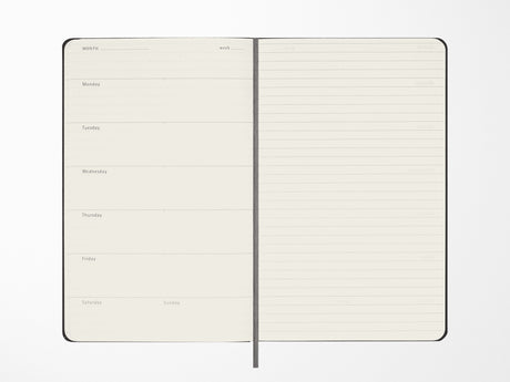 Moleskine 12 Month Weekly UNDATED Planner - BLACK Hardcover