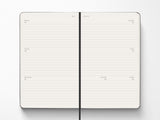 Moleskine 18 Month 2026-2027 Weekly Horizontal Planner - Black Hardcover