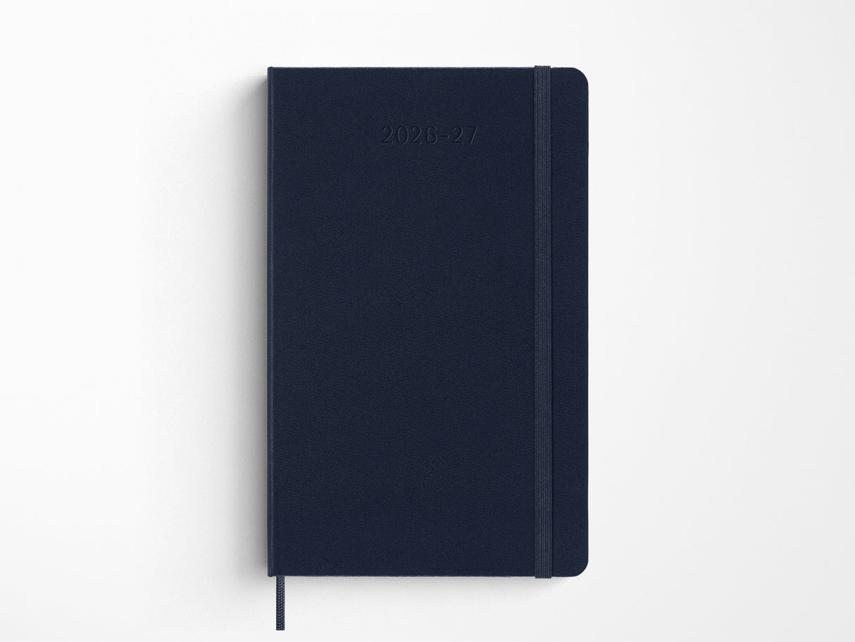 Moleskine 18 Month 2026-2027 Weekly Planner - Sapphire Blue Hardcover
