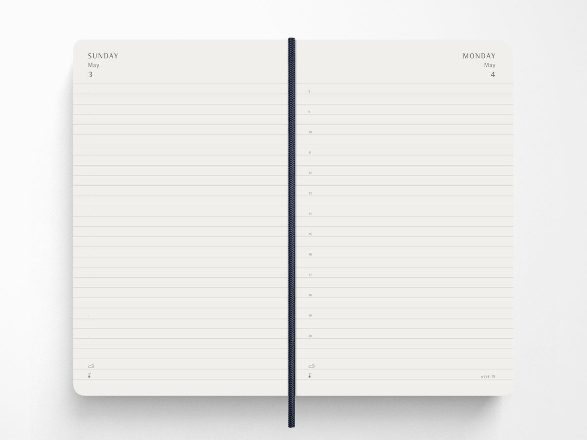 Moleskine 2027 Daily Planner - Sapphire Blue Hardcover