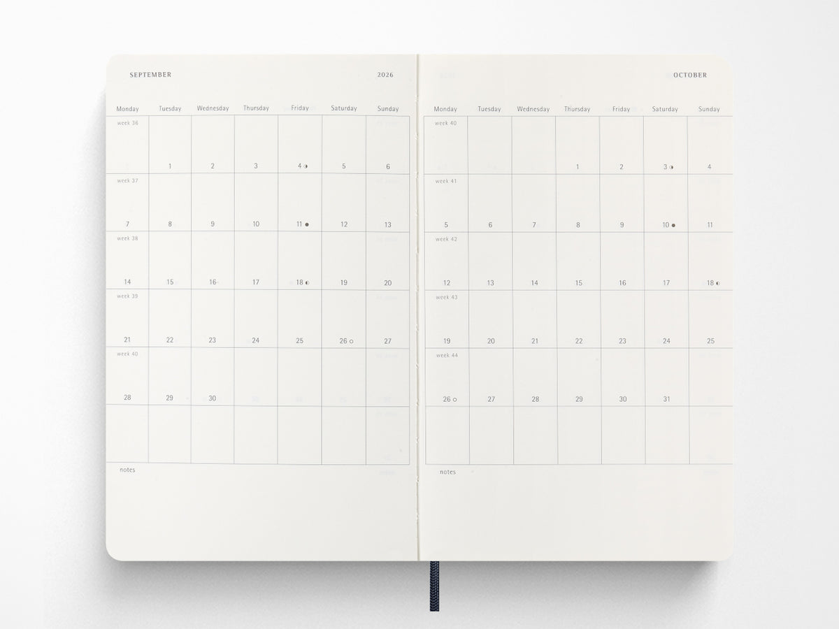 Moleskine 2027 Daily Planner - Sapphire Blue Hardcover